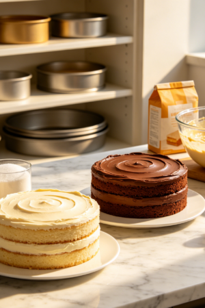 Round Layer Cake Baking Pan Set